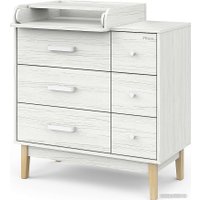 Детский комод Pituso Vintage Premium ЛДСП (древесина белая)