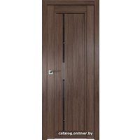 Межкомнатная дверь ProfilDoors 2.70XN L 50x190 (салинас темный, стекло дождь черный)