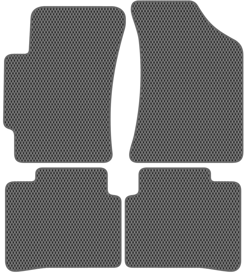 

Комплект ковриков для авто Alicosta Hyundai Elantra III (седан / XD) 2000 - 2009 (серый, ромб)