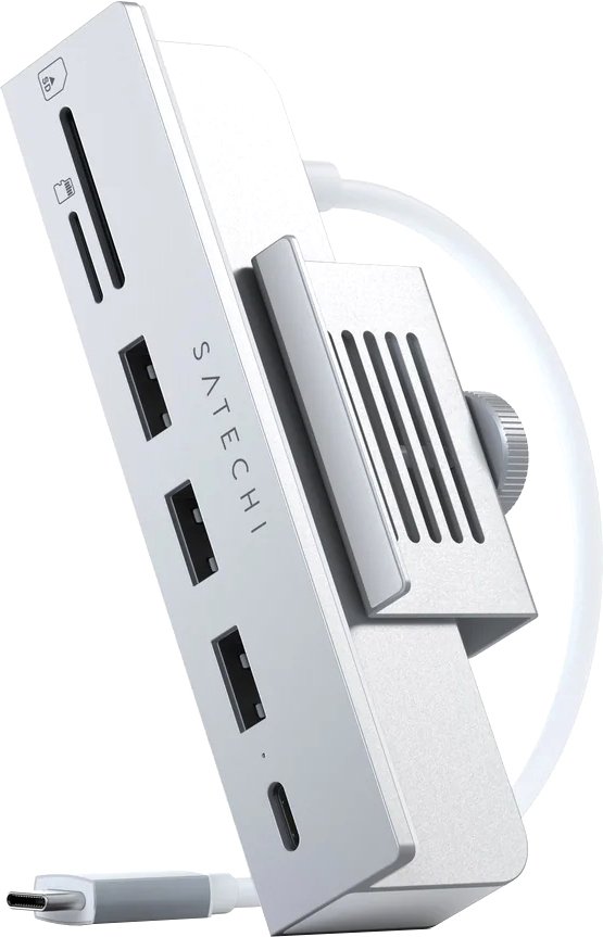 

Док-станция Satechi USB-C Clamp Hub ST-UCICHS (серебристый)