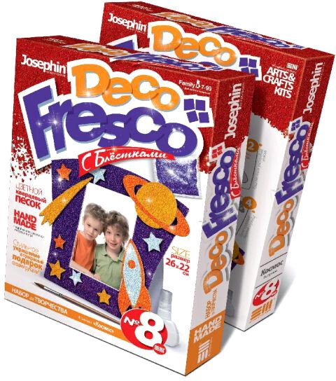 

Набор для создания поделок/игрушек Фантазер Decofresco рамка Космос 407078