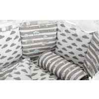 Постельное белье Amarobaby Premium Радуга (18 предметов)