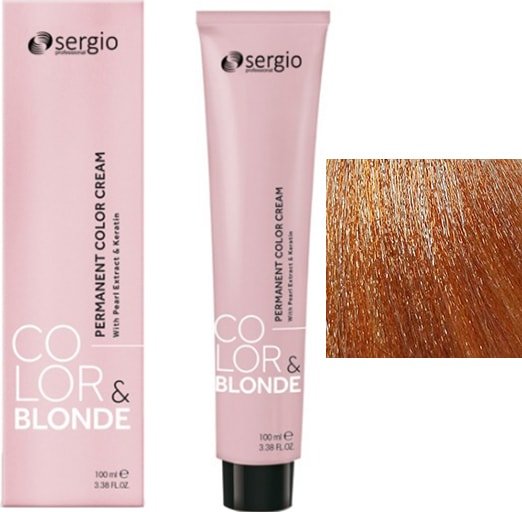 

Крем-краска для волос Sergio Professional Color&Blonde 9.43 блондин медно-золотистый
