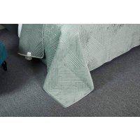 Набор текстиля для спальни Sofi De MarkO Патрисия 160x220 Пок-П-160x220и1 (изумруд 1)