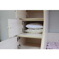 Двухъярусная кровать Красная звезда Р443 Капризун 6 180x80 (дуб млечный)