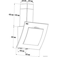 Кухонная вытяжка Backer AH60E-TG8L200A1 Inox