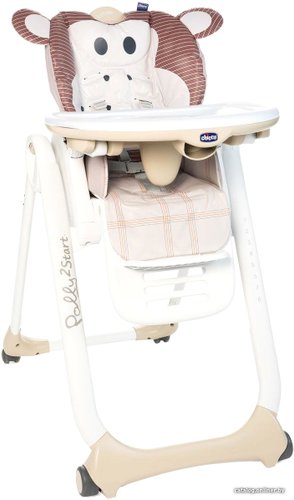 Высокий стульчик Chicco Polly 2 Start (обезьяна)