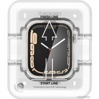 Защитное стекло Spigen ProFlex EZ Fit для Apple Watch 9/8/7 (41 mm) AFL04052 (2шт)