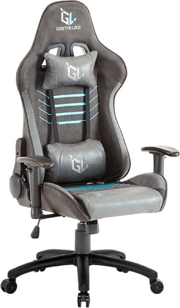 

Игровое (геймерское) кресло GameLab Warlock GL-734 (серо-голубой)