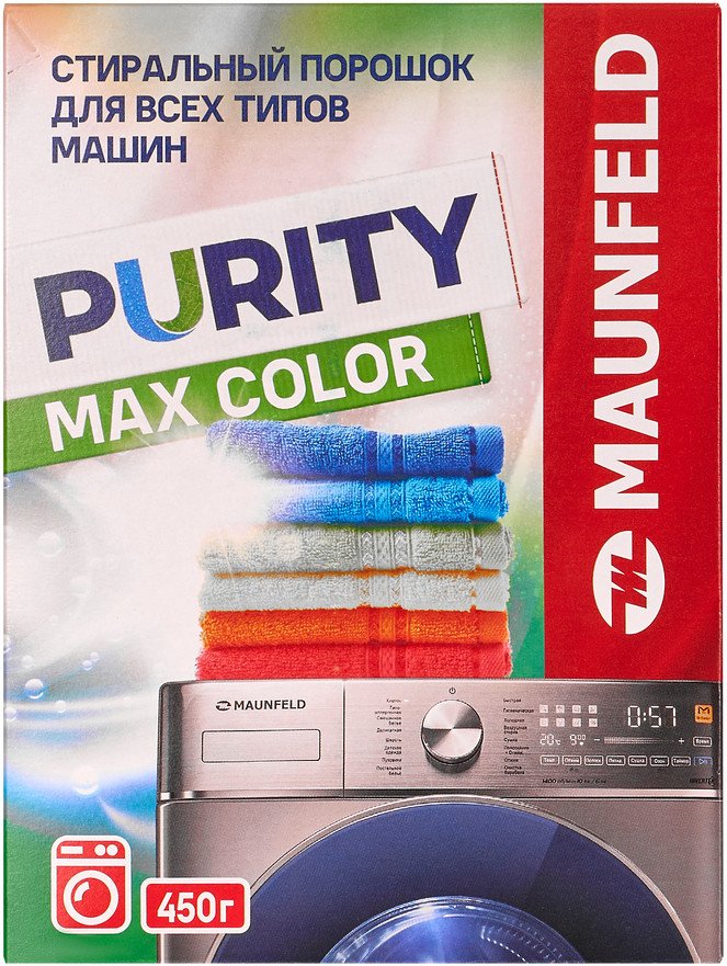 Стиральный порошок MAUNFELD Purity Max Color Automat MWP450CA 450 г