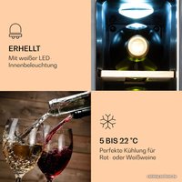 Винный шкаф Klarstein Vinovilla 7 (нержавеющая сталь)