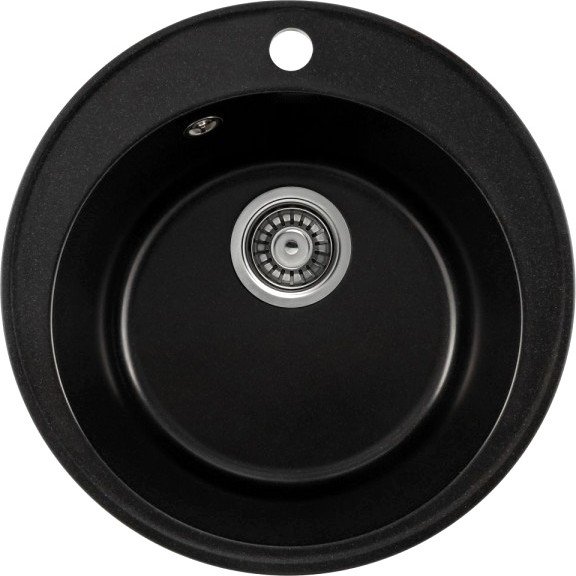 

Кухонная мойка Saniteco Nova (оникс с сифоном)