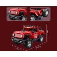 Конструктор Zhe Gao GZ6233 Внедорожник Jeep Wrangler на радиоуправлении