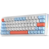 Клавиатура Cyberlynx ZA63 Pro White Blue Orange (TNT Yellow)