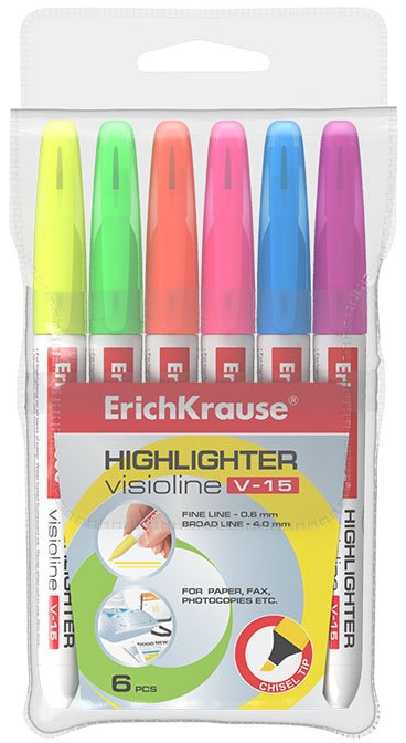 

Текстовыделитель Erich Krause Visioline V-15 30971