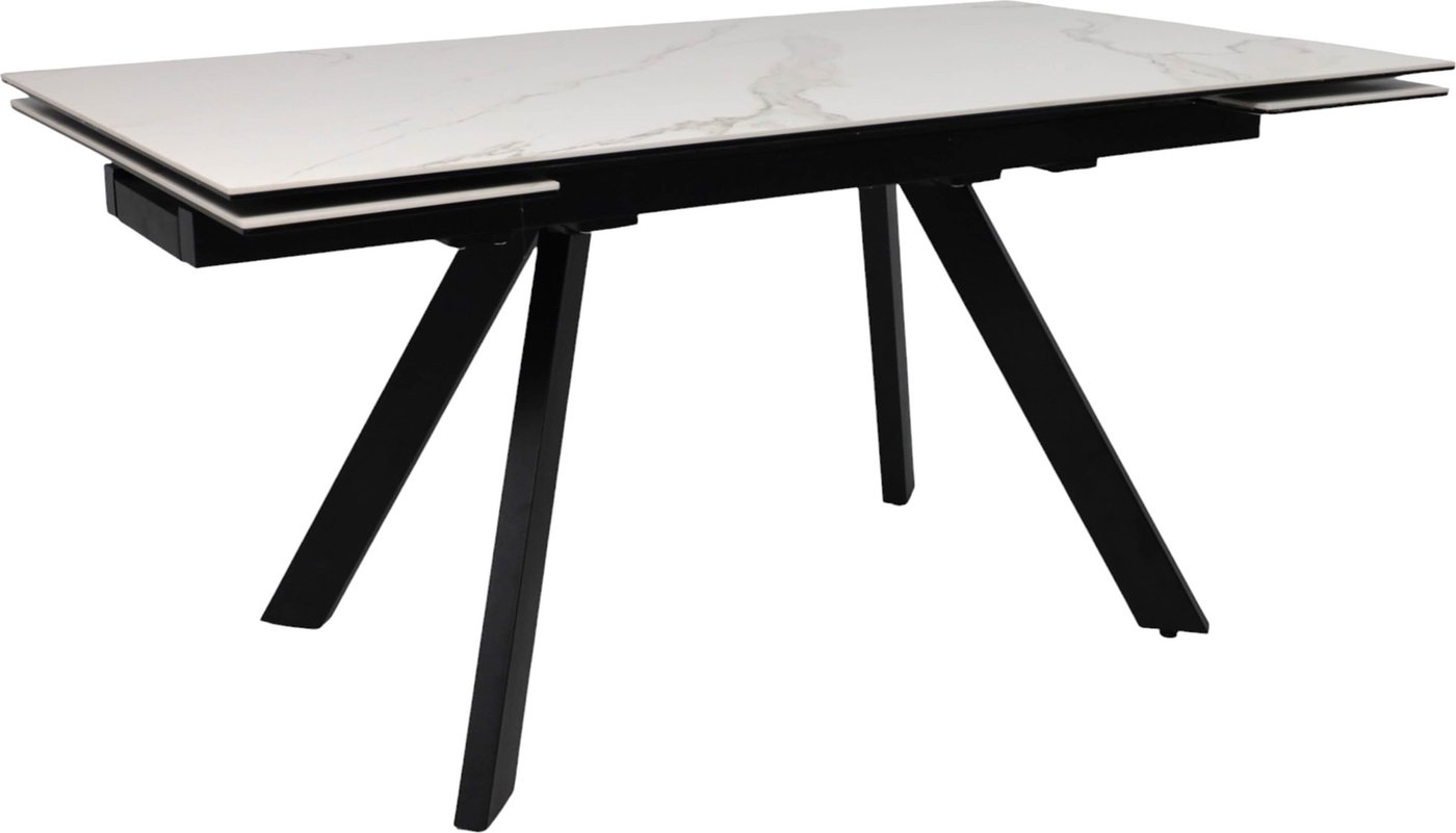 

Кухонный стол Аврора Монако New 1600/2240x900 (камень белый Greys White/черный матовый)