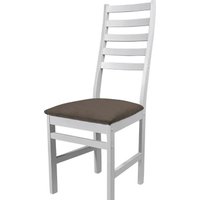 Стул M&M Элио (Белая эмаль/Мокко 5)