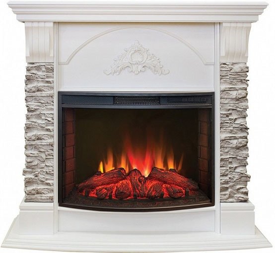

Электрокамин RealFlame Athena GR STD/EUG WT + Evrica 25.5