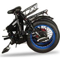 Электровелосипед Minako F10 Dual (синий)