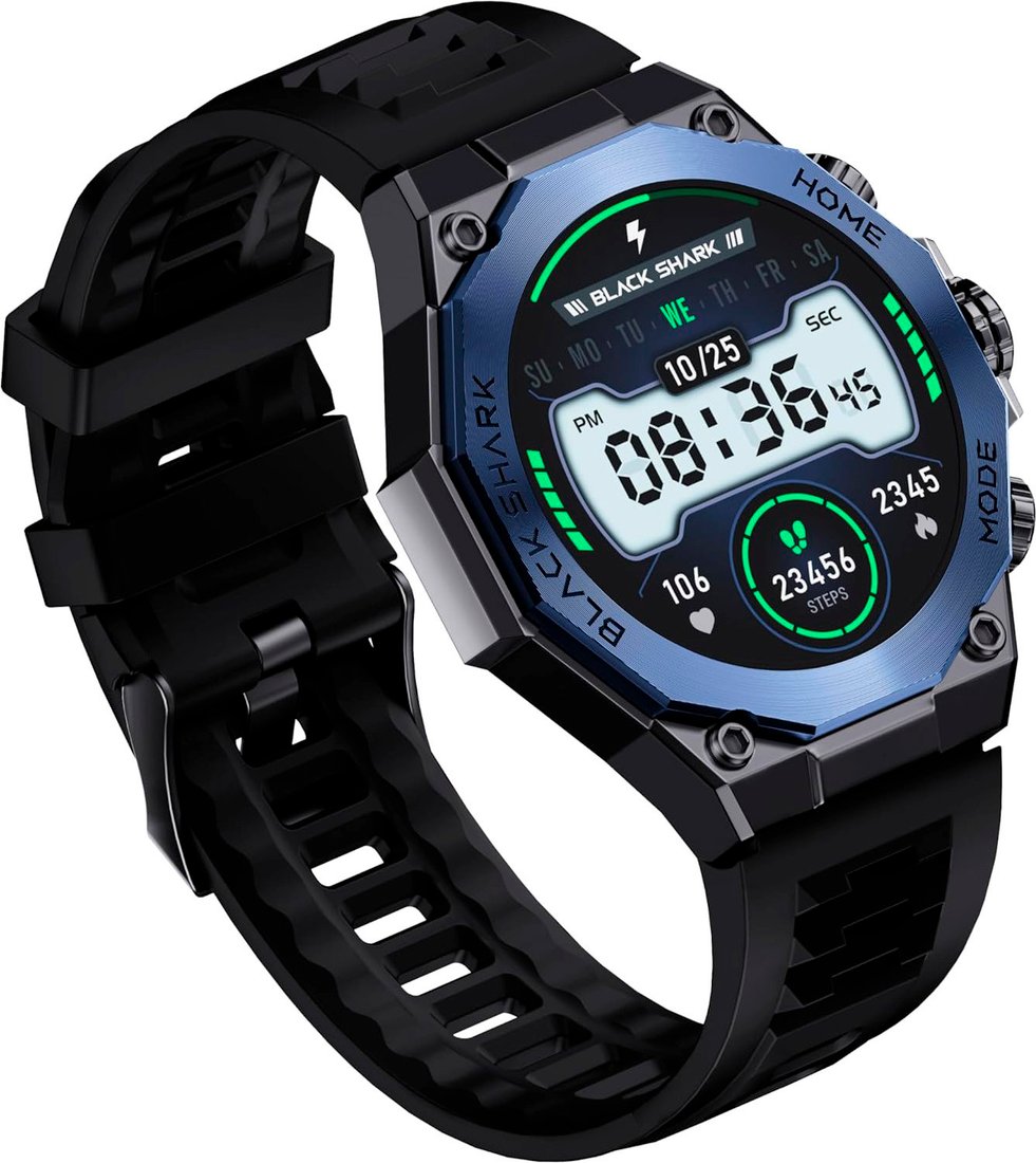 Умные часы Black Shark S1 Pro (черный/синий)