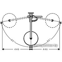 Душевая система  Hansgrohe Croma 220 Showerpipe Reno (27224000)