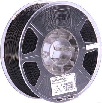 Филамент eSUN ABS+ 1.75 мм 1000 г (черный)