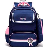Школьный рюкзак Sun Eight SE-2877 (темно-синий/розовый)