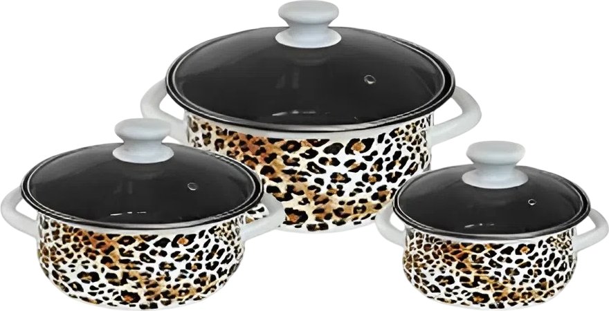 

Набор кастрюль КМЗ Лео-1-Экстра 61904 (белый)