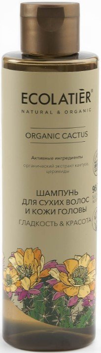 

Шампунь Ecolatier Green Cactus Гладкость & Красота для сухих волос 250 мл