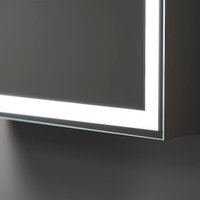  Lauter Шкаф с зеркалом Emma (с подсветкой, белый глянец) в Бресте