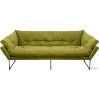 Диван Brioli Анико трехместный (велюр, luna 27)