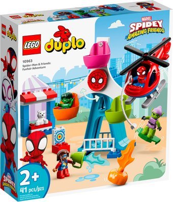 

Конструктор LEGO Duplo 10963 Человек-паук и его друзья: приключения на ярмарке