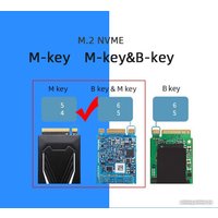 Бокс для накопителей M.2 USBTOP M.2 NVME - USB-C/USB-C (10 Гбит/с, черный) в Витебске