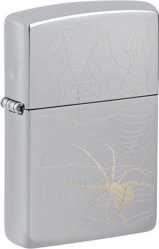 Зажигалка Zippo Spider Design High Polish Chrome 48767
