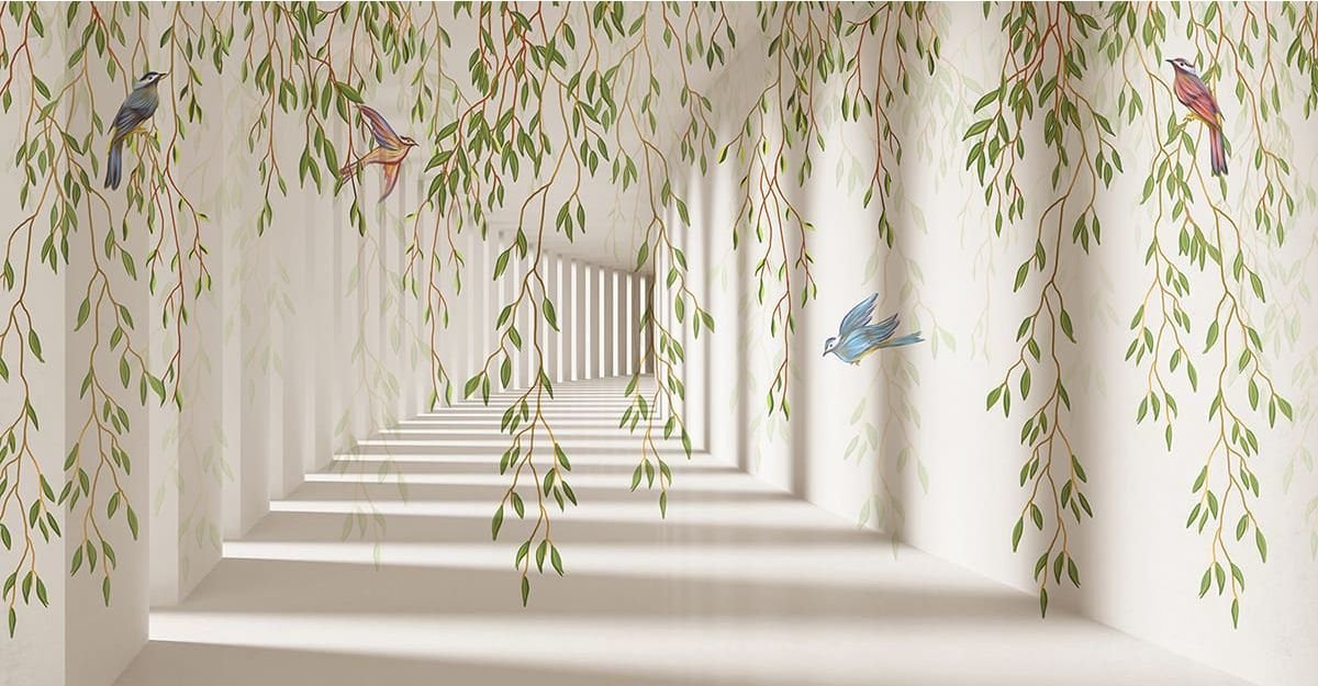 

Виниловые обои Citydecor Flower Tunnel 3D 4 500x270
