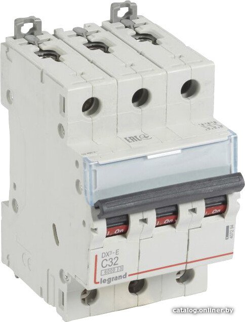 Выключатель автоматический Legrand DX3-E 3П C 32А 6кА 6000 3мод 230400В 407294