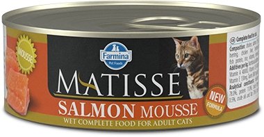 

Консервированный корм для кошек Farmina Matisse Salmon Mousse 0.085 кг