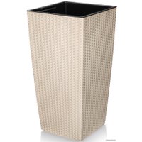 Кашпо Эльфпласт Camellia ротанг 569 (слоновая кость)