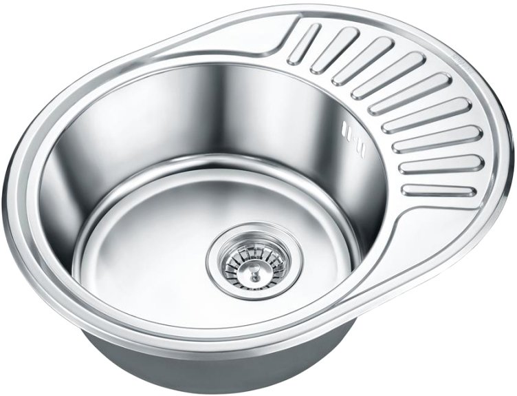 

Кухонная мойка Emar Steel 5745 (глянец)