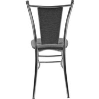 Стул ВВР Марсель (серый/хром, рогожка)