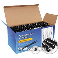 Пластиковая пружина для переплета Гелеос BCA4-22B 22 мм 50 шт (черный)