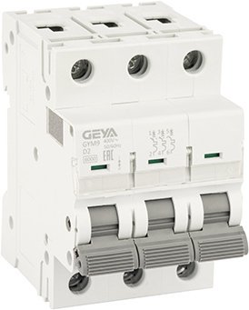 

Выключатель автоматический GEYA GYM9 3P 2А D 6кА GYM93P2D