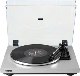 Виниловый проигрыватель Rekkord Audio F300 (AT91, серебристый)