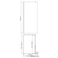 Душевая стенка Wasserkraft Abens 20W39