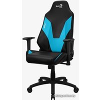 Игровое (геймерское) кресло AeroCool Admiral (черный/голубой)