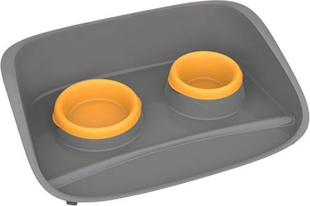 

Миски на подставке Kiri-Kiri Stella 50146 (2шт, оранжевый)