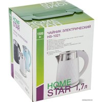 Электрический чайник HomeStar HS-1021 (белый)