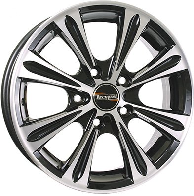 

Литые диски TechLine 523 15x6" 4x100мм DIA 54.1мм ET 45мм BD