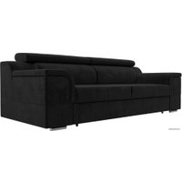 Диван Лига диванов Лига-003 117110 (велюр черный)