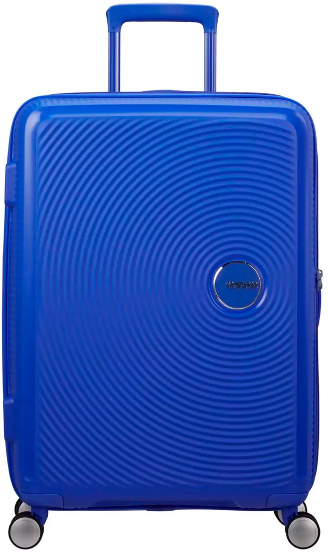 

Чемодан-спиннер American Tourister SoundBox Cobalt Blue 67 см